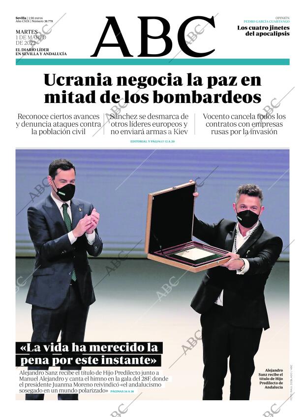 ABC SEVILLA 01-03-2022 página 1
