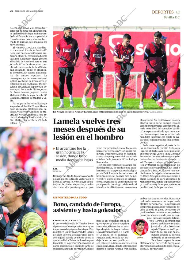 ABC SEVILLA 02-03-2022 página 63