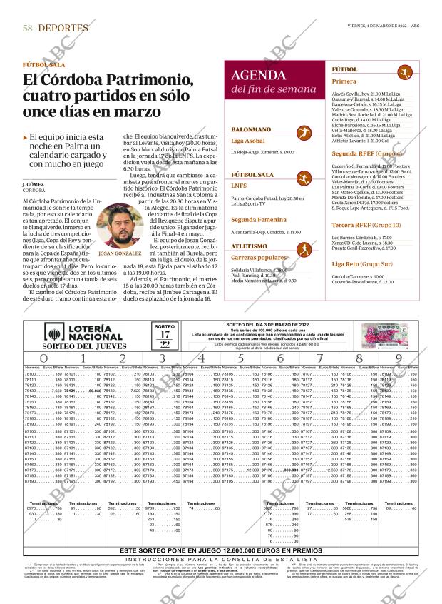 ABC CORDOBA 04-03-2022 página 58