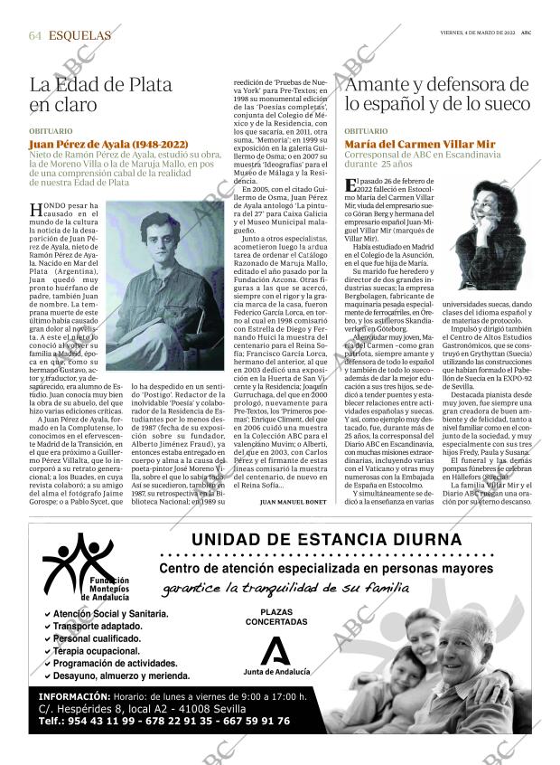 ABC SEVILLA 04-03-2022 página 64