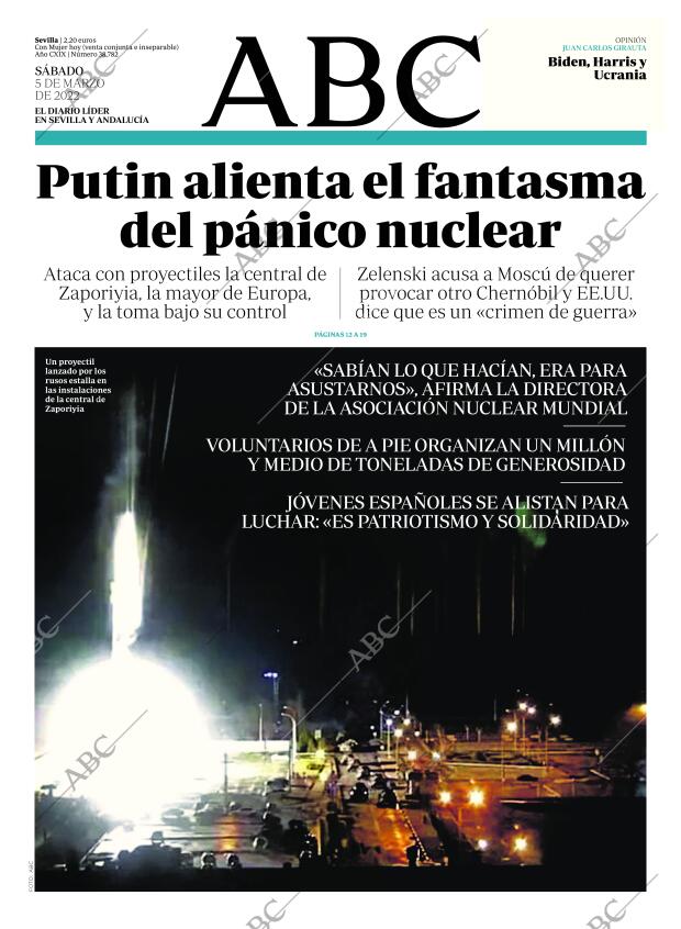 ABC SEVILLA 05-03-2022 página 1