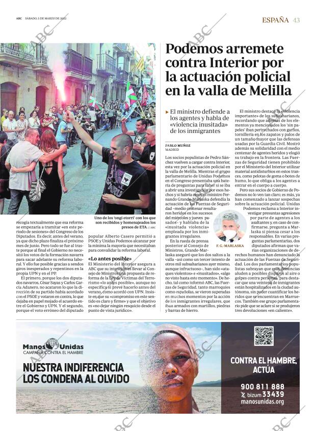 ABC SEVILLA 05-03-2022 página 43