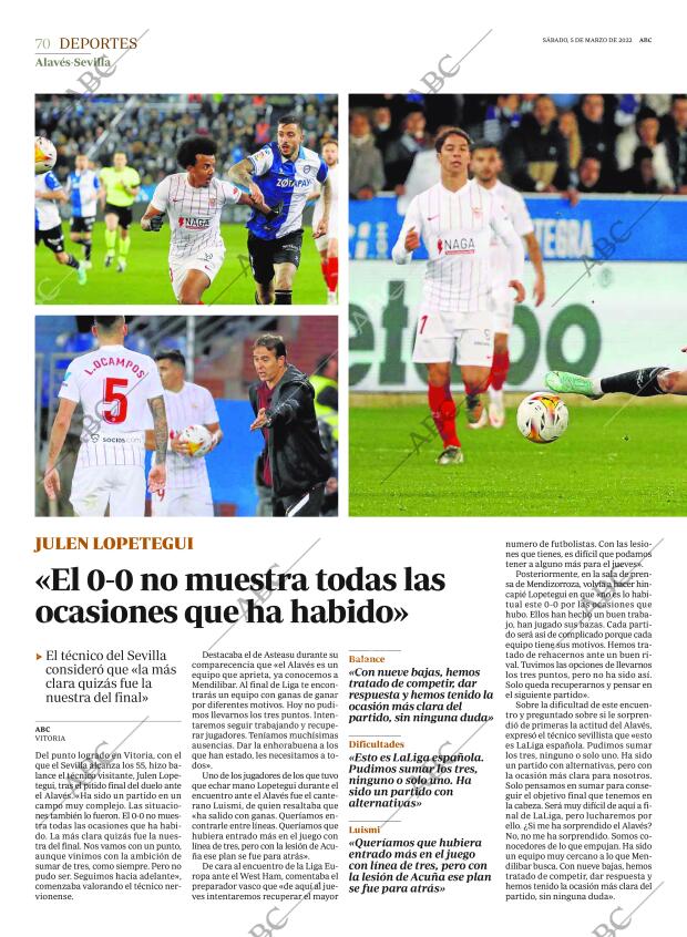 ABC SEVILLA 05-03-2022 página 70