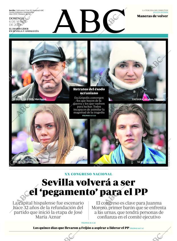 ABC SEVILLA 06-03-2022 página 1