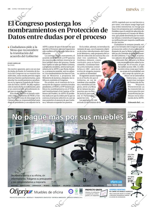 ABC MADRID 07-03-2022 página 27
