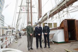 Reportaje del barco Juan Sebastián de Elcano en el puerto de Barcelona