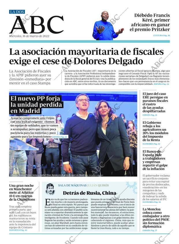 ABC MADRID 16-03-2022 página 2