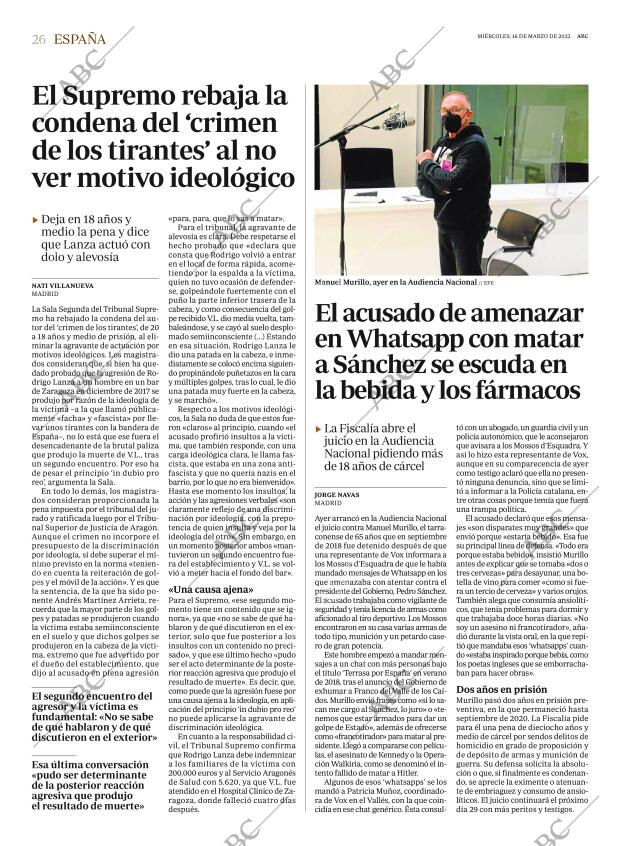 ABC MADRID 16-03-2022 página 26