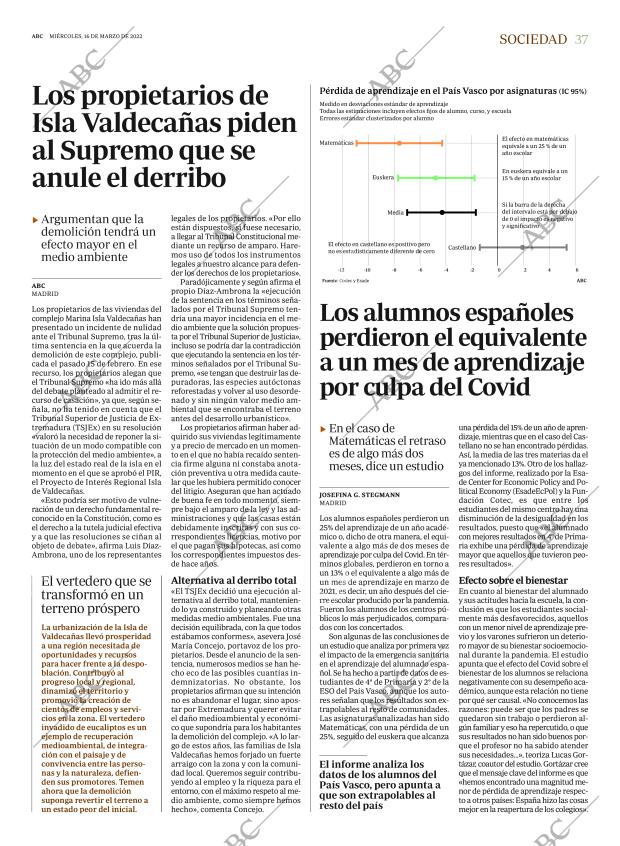 ABC MADRID 16-03-2022 página 37