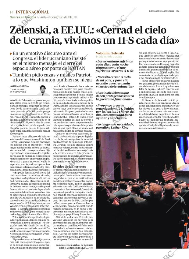 ABC MADRID 17-03-2022 página 14