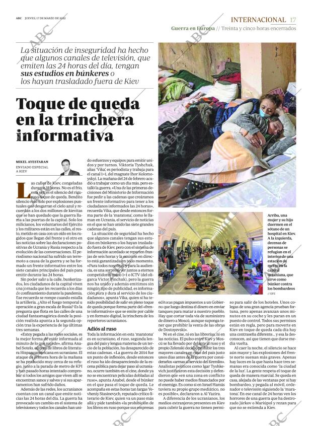 ABC MADRID 17-03-2022 página 17
