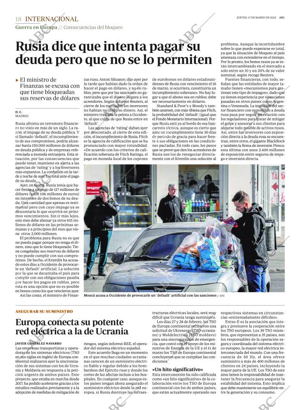 ABC MADRID 17-03-2022 página 18