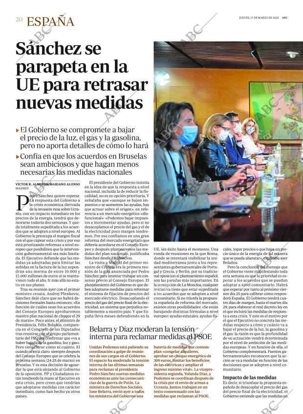 ABC MADRID 17-03-2022 página 20