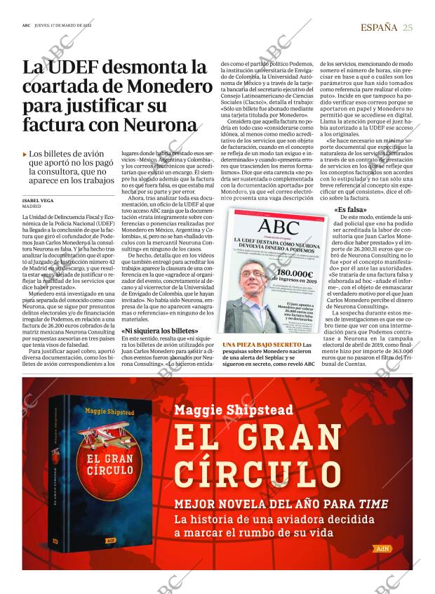 ABC MADRID 17-03-2022 página 25