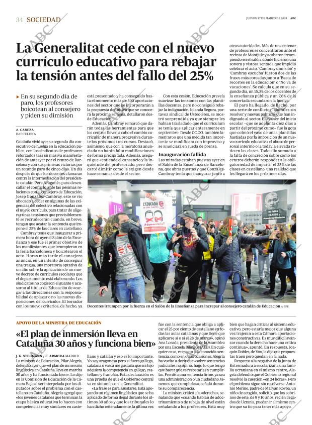 ABC MADRID 17-03-2022 página 34