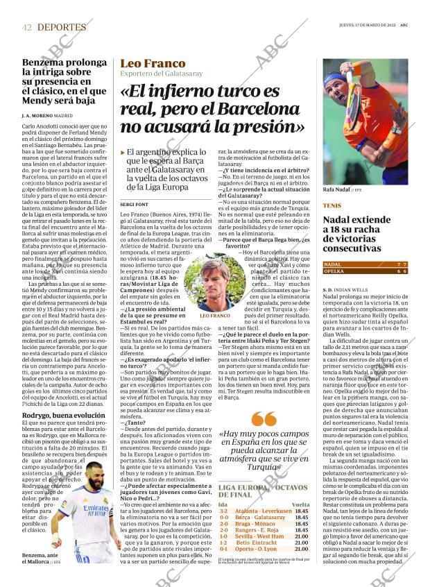ABC MADRID 17-03-2022 página 42