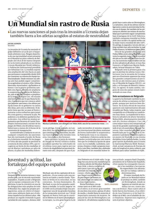 ABC MADRID 17-03-2022 página 43