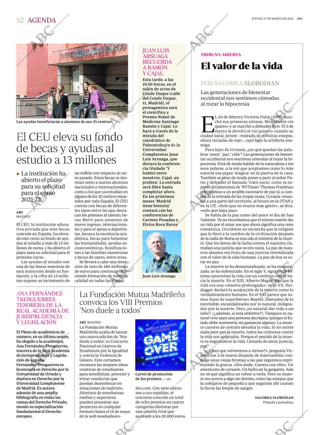 ABC MADRID 17-03-2022 página 52