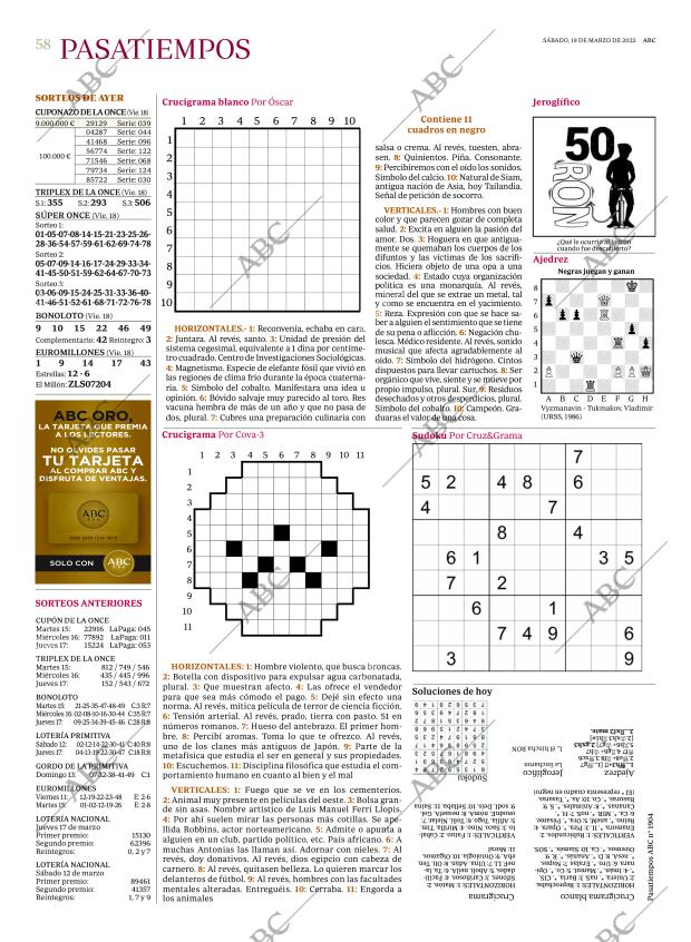 ABC CORDOBA 19-03-2022 página 58