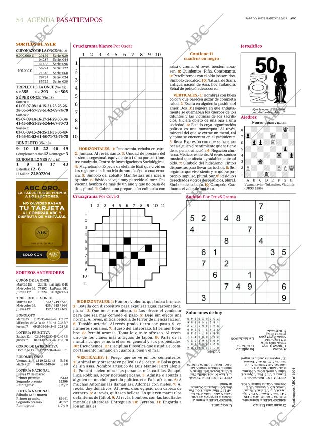 ABC MADRID 19-03-2022 página 54