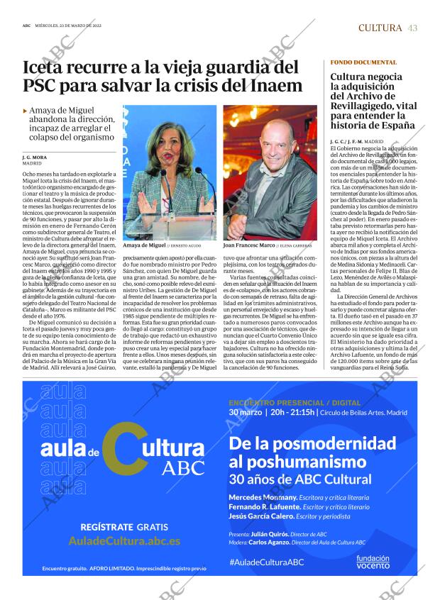 ABC MADRID 23-03-2022 página 43