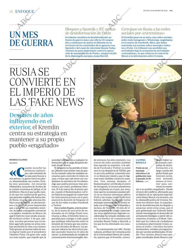 ABC MADRID 24-03-2022 página 16