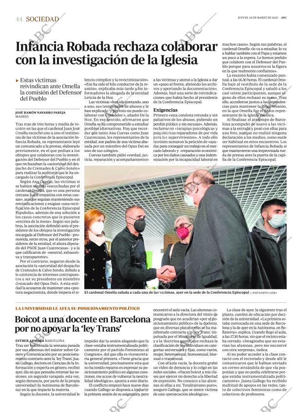 ABC MADRID 24-03-2022 página 44