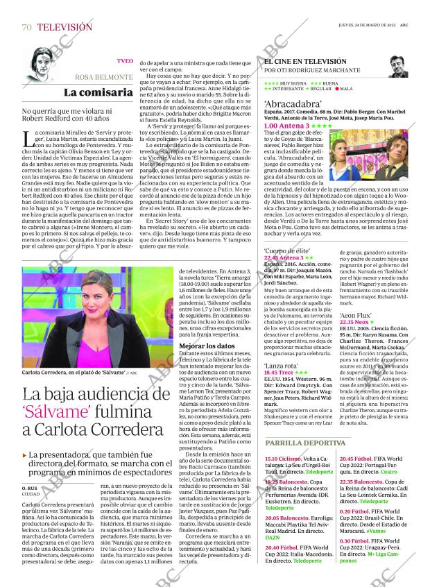 ABC MADRID 24-03-2022 página 70