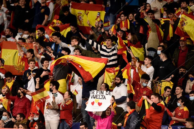 Partido amistoso de la Selección Española contra Albania en el estadio del RCE...