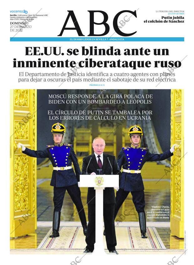 ABC SEVILLA 27-03-2022 página 1