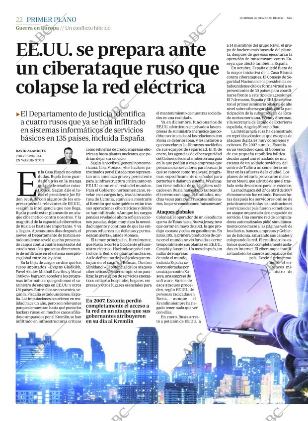 ABC SEVILLA 27-03-2022 página 22