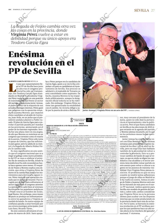 ABC SEVILLA 27-03-2022 página 27