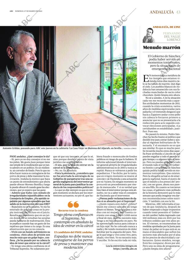 ABC SEVILLA 27-03-2022 página 43