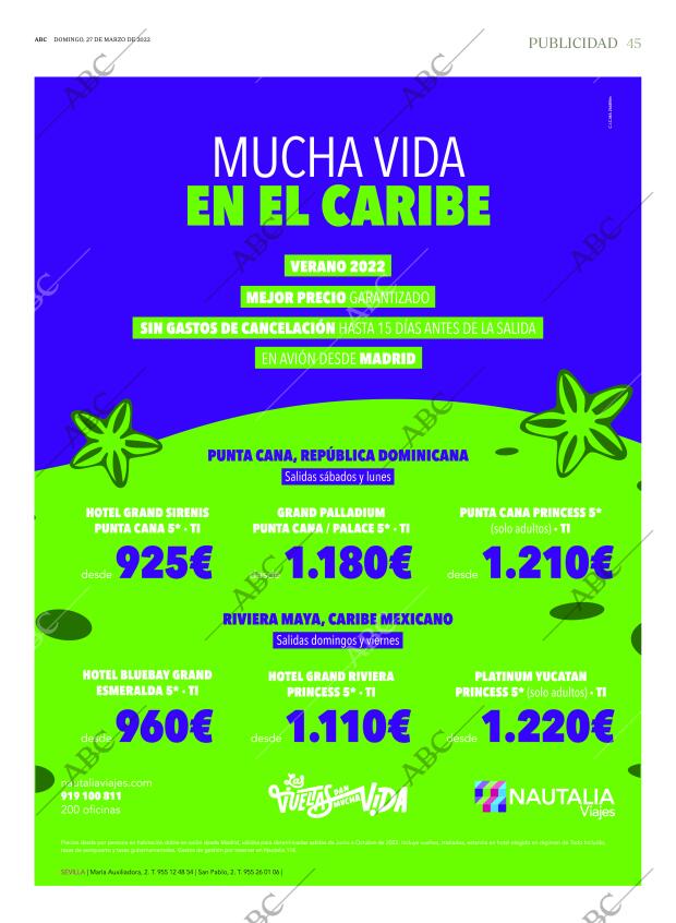 ABC SEVILLA 27-03-2022 página 45