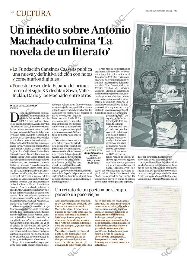 ABC SEVILLA 27-03-2022 página 64