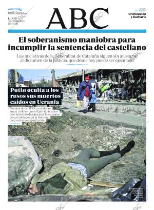 ABC MADRID 28-03-2022 página 1