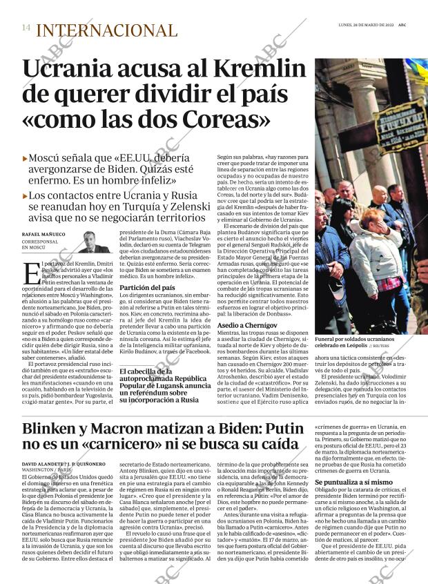 ABC MADRID 28-03-2022 página 14