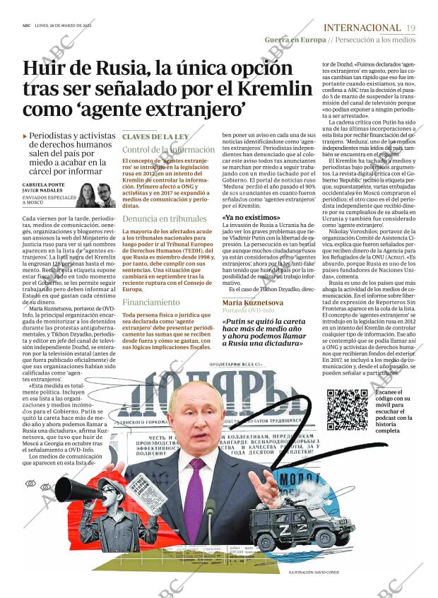 ABC MADRID 28-03-2022 página 19