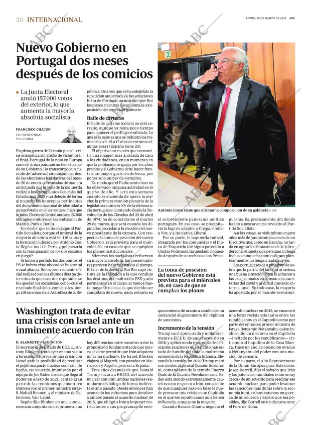 ABC MADRID 28-03-2022 página 20