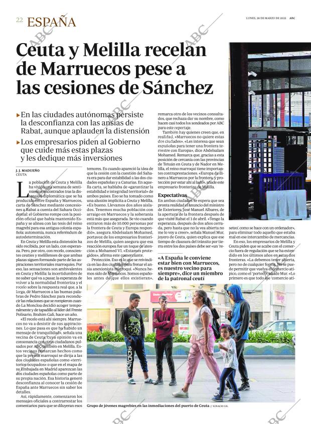 ABC MADRID 28-03-2022 página 22