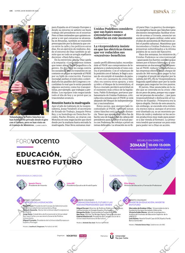 ABC MADRID 28-03-2022 página 27
