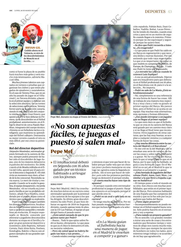 ABC MADRID 28-03-2022 página 43