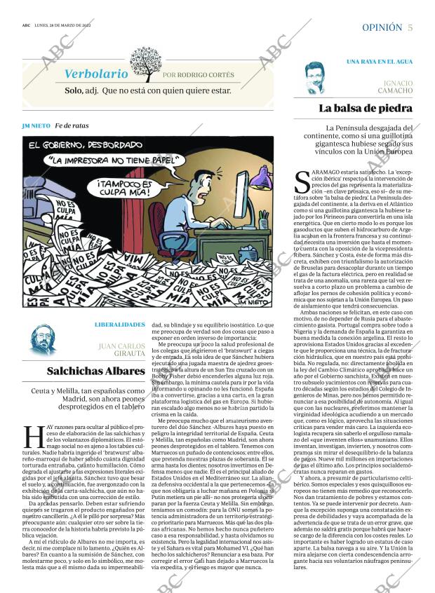 ABC MADRID 28-03-2022 página 5
