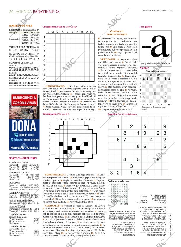 ABC MADRID 28-03-2022 página 56