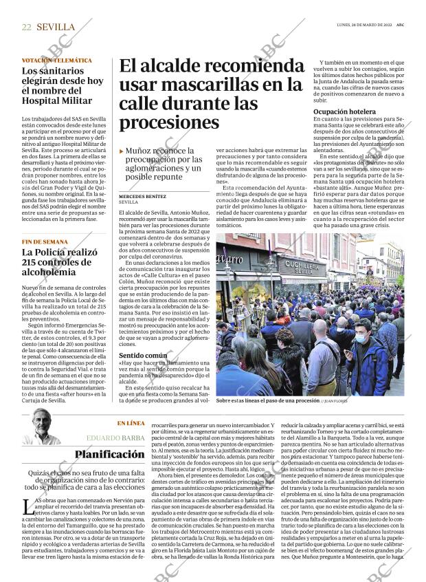 ABC SEVILLA 28-03-2022 página 22