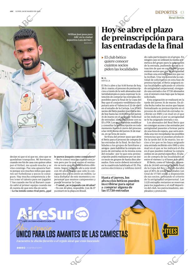 ABC SEVILLA 28-03-2022 página 43