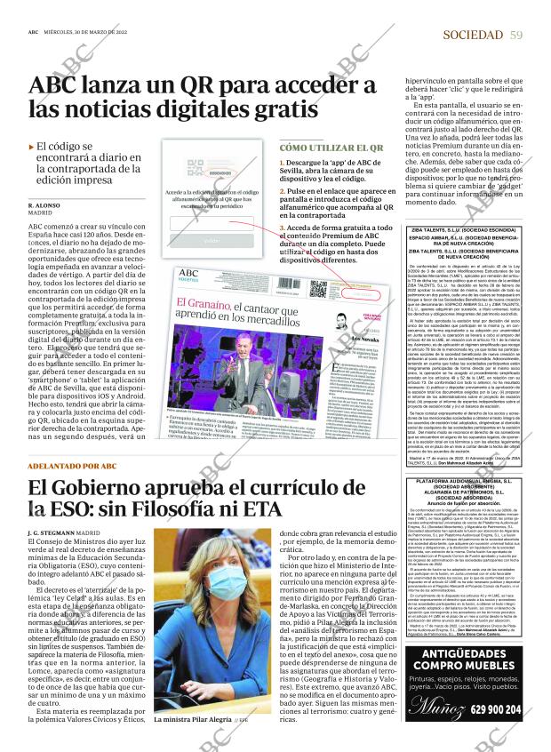 ABC SEVILLA 30-03-2022 página 59