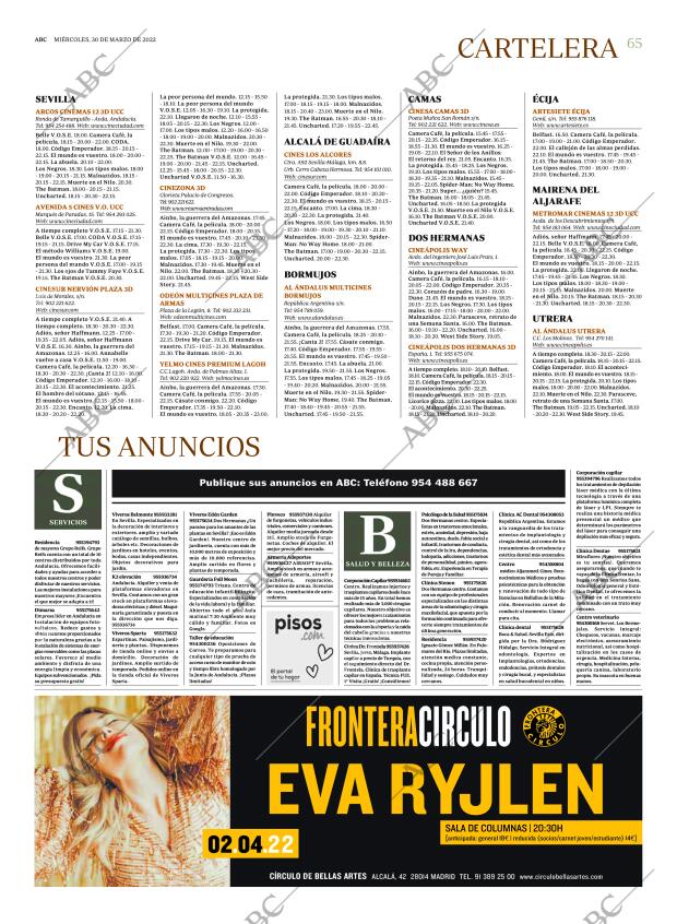 ABC SEVILLA 30-03-2022 página 65
