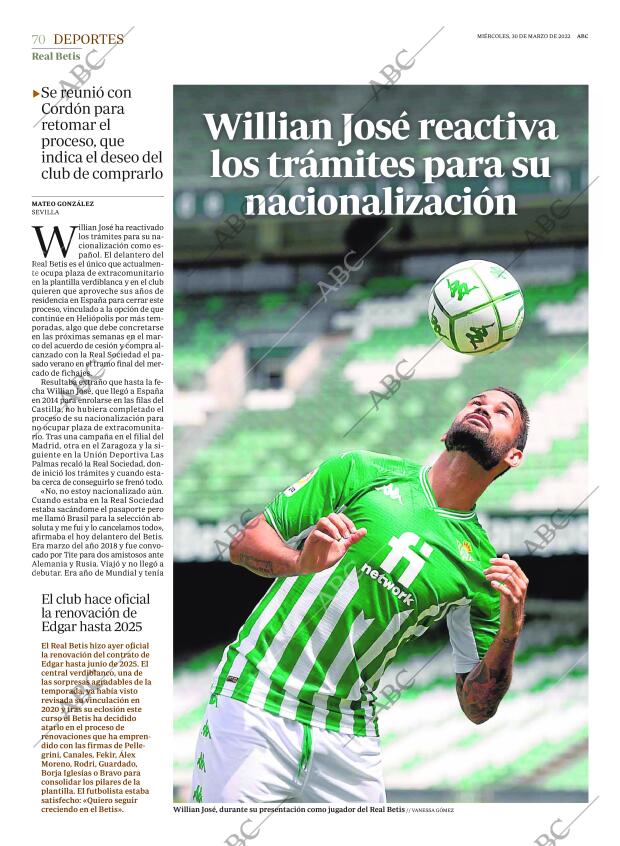 ABC SEVILLA 30-03-2022 página 70