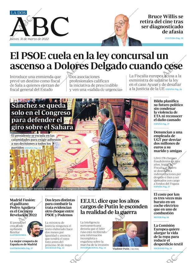 ABC MADRID 31-03-2022 página 2